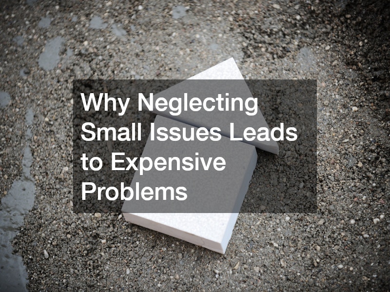 Why Neglecting Small Issues Leads to Expensive Problems