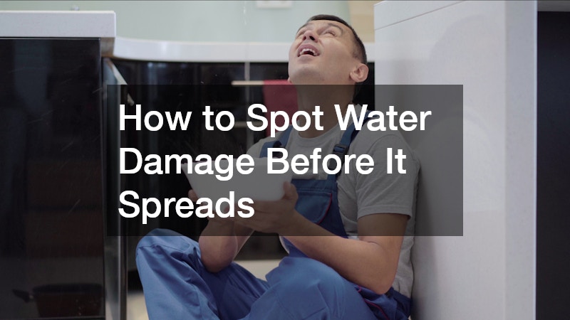 How to Spot Water Damage Before It Spreads