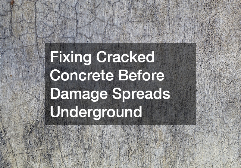 Fixing Cracked Concrete Before Damage Spreads Underground